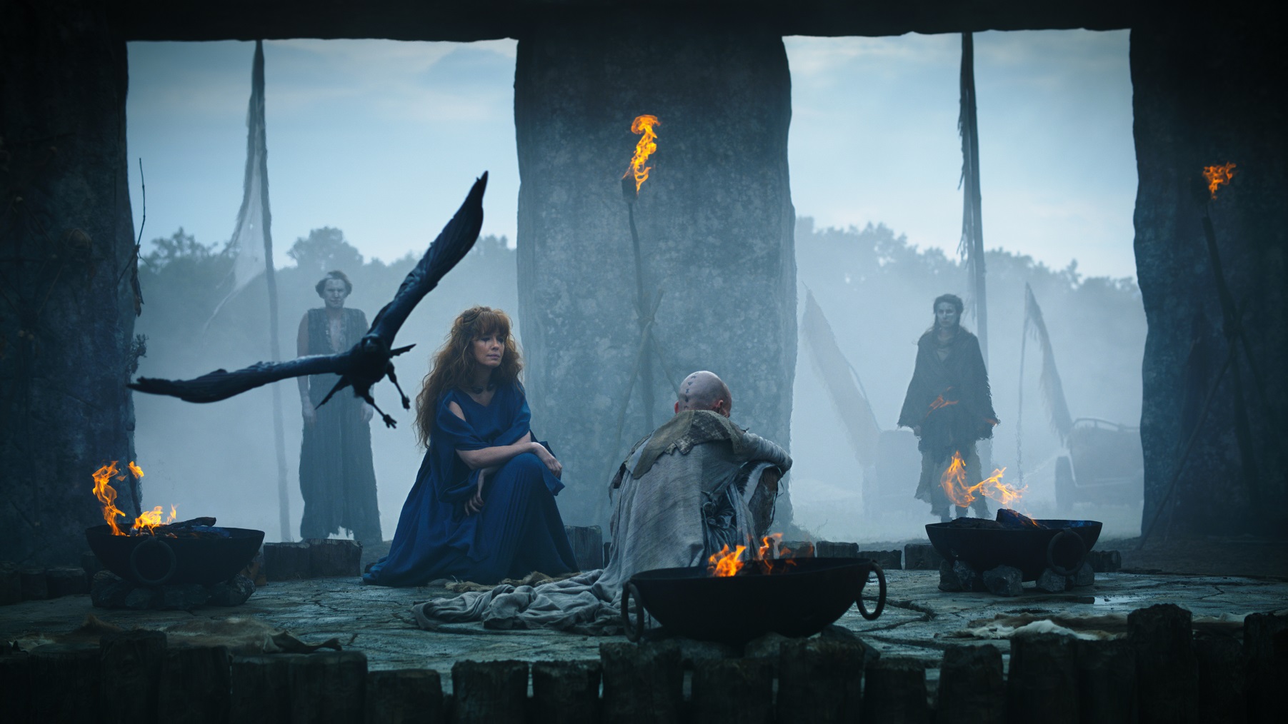 First Look At Sky S New Series Britannia Featuring Kelly Reilly David