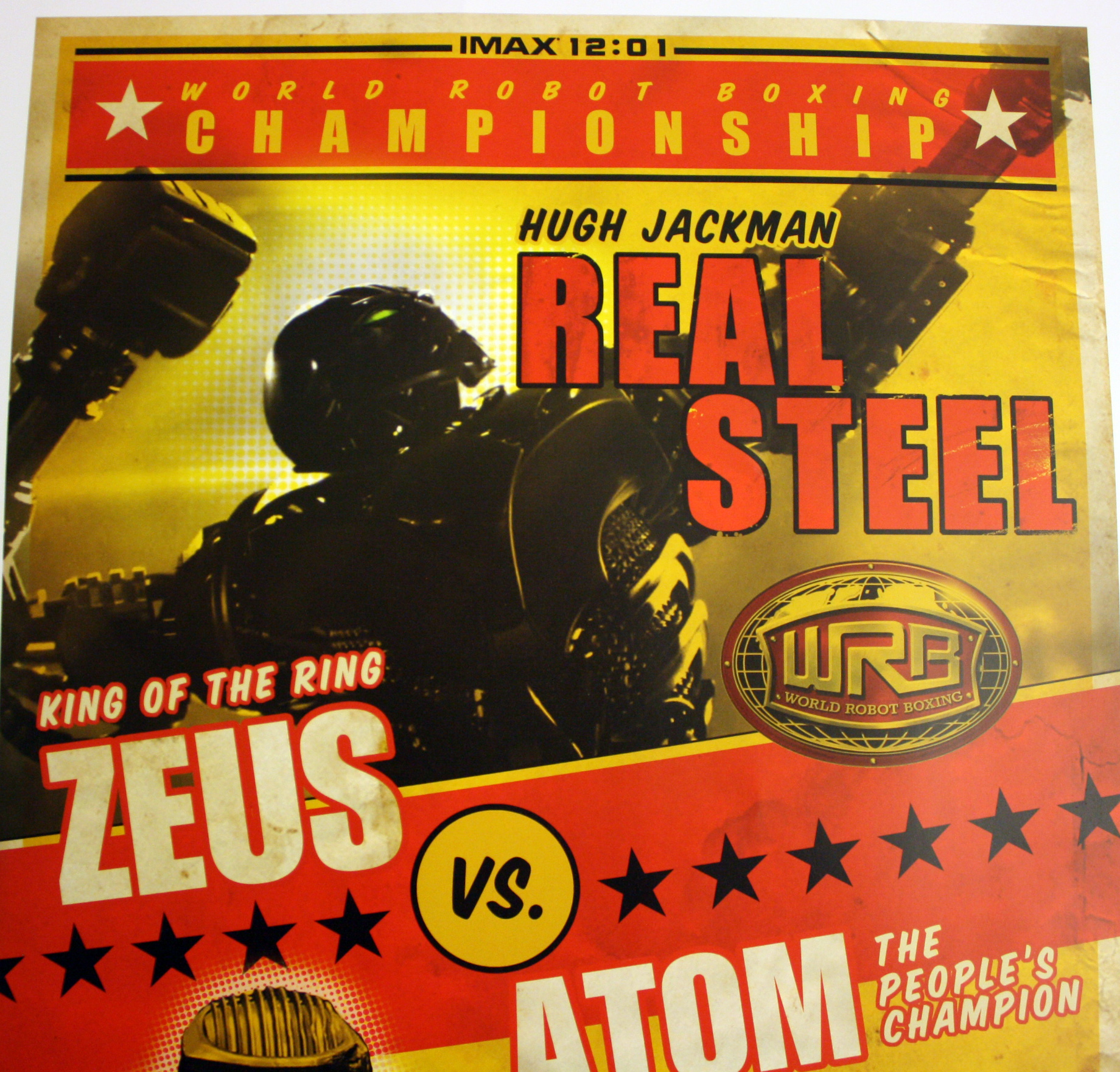 real steel zeus poster