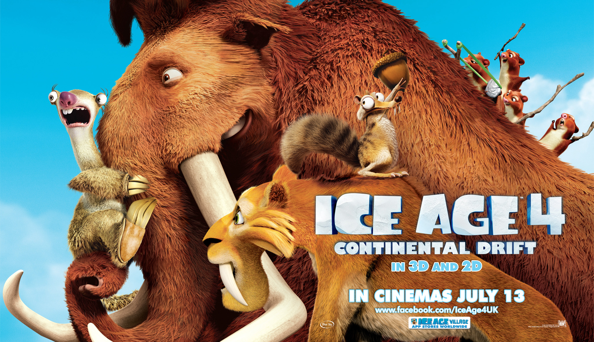 Ice Age: Continental Drift Posters and Banners