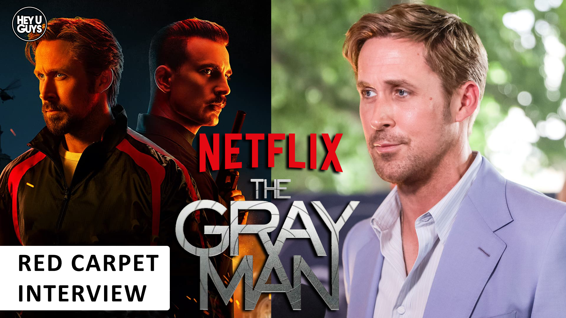 The Gray Man Uk Premiere Interviews Ryan Gosling And Christopher Markus On Netflixs Huge New